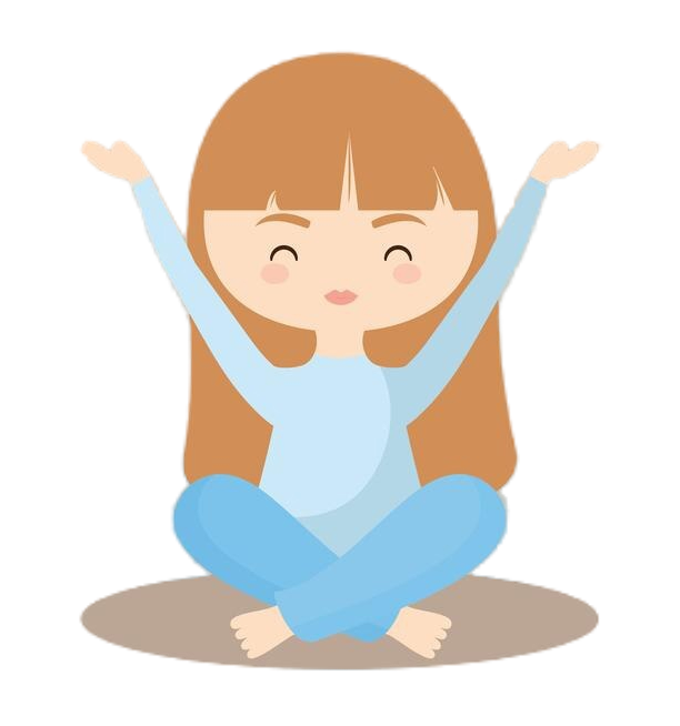 Kind doet een yogahouding